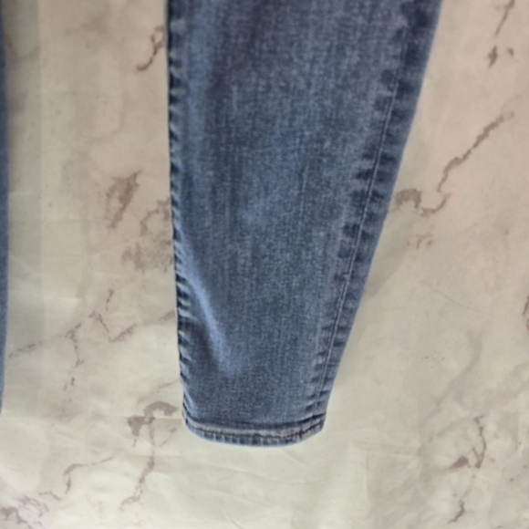 Good American Jeans Womens 2 26 Light Wash Denim High Rise Crop Ankle Skinny - Picture 4 of 11